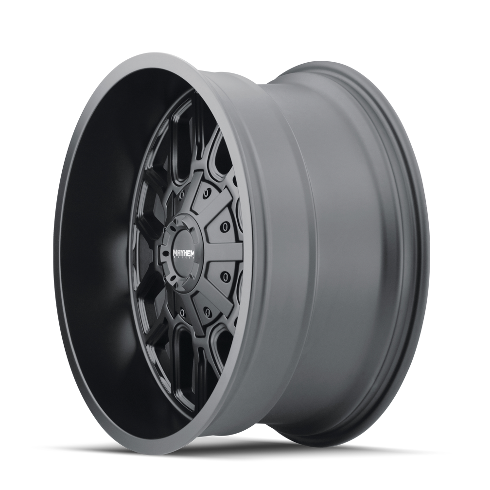 20x9 mayhem cogent matte black wheel 6x5.5 bolt pattern 8mm offset