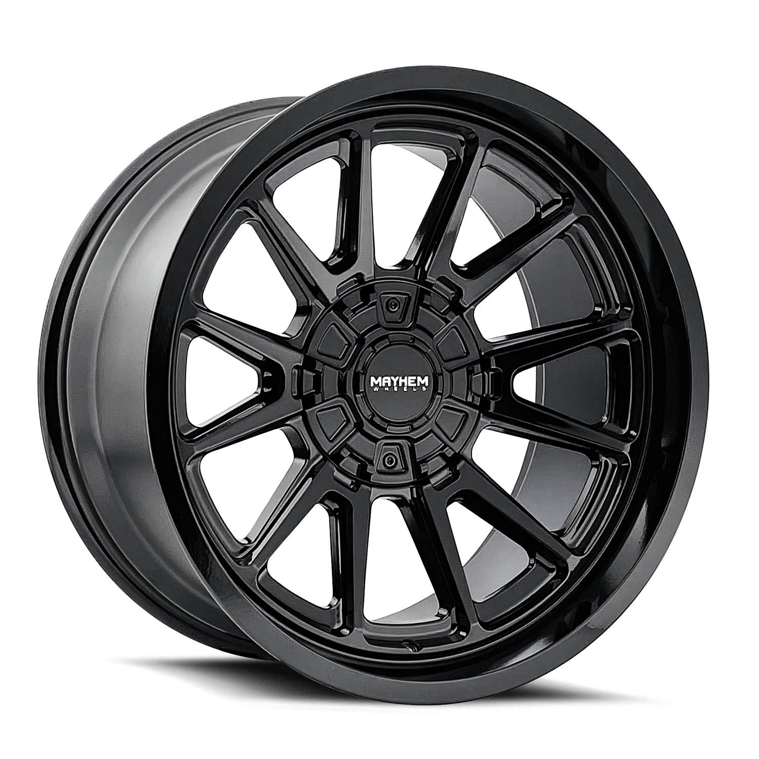 20x9 mayhem intrepid gloss black wheel 6x5.5 bolt pattern 0mm offset