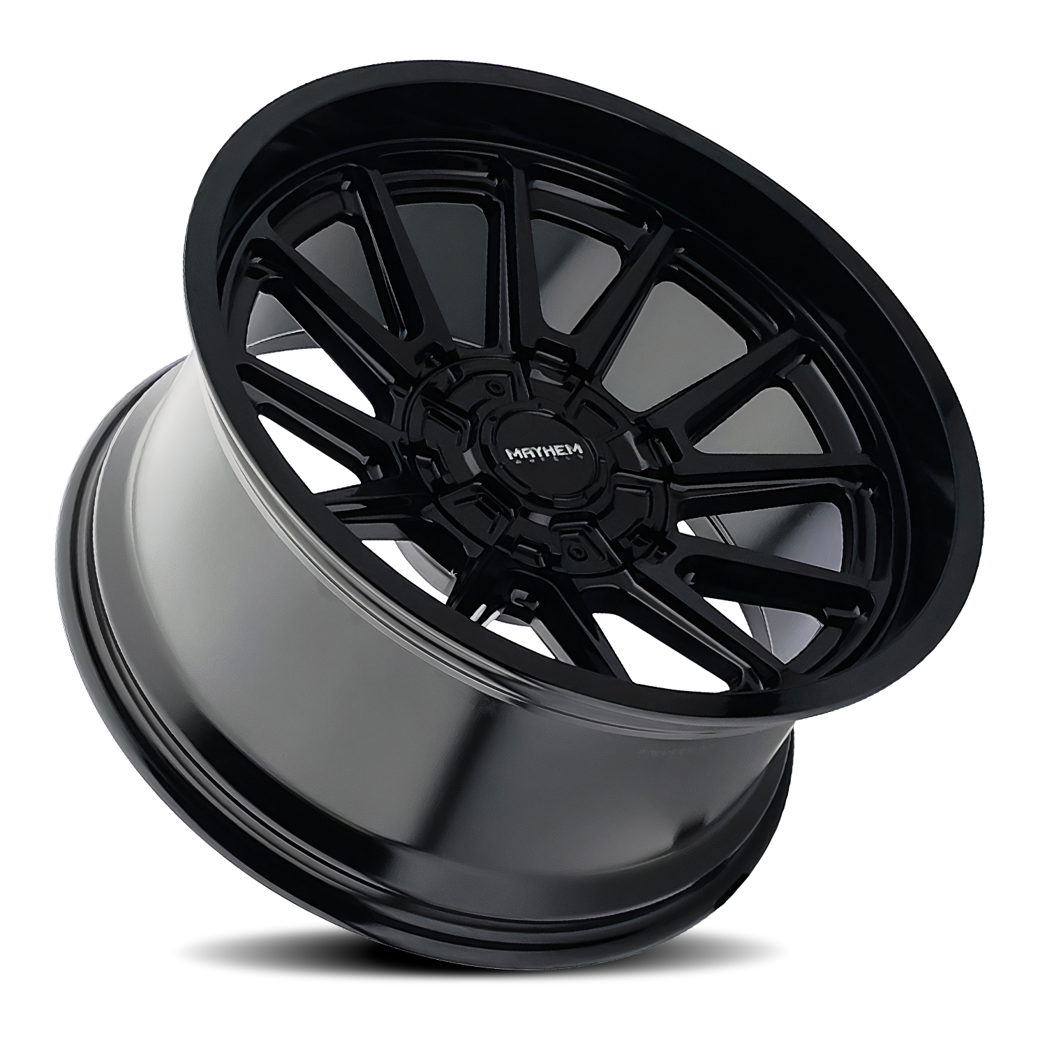 20x9 mayhem intrepid gloss black wheel 6x5.5 bolt pattern 0mm offset