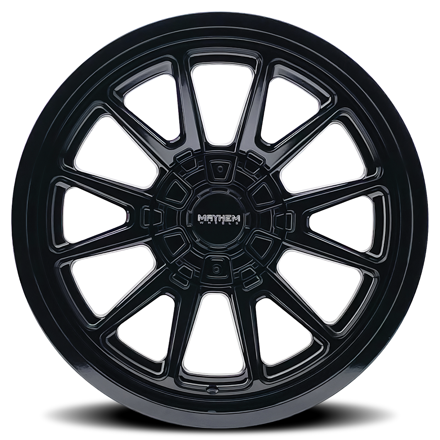 20x9 mayhem intrepid gloss black wheel 6x5.5 bolt pattern 0mm offset