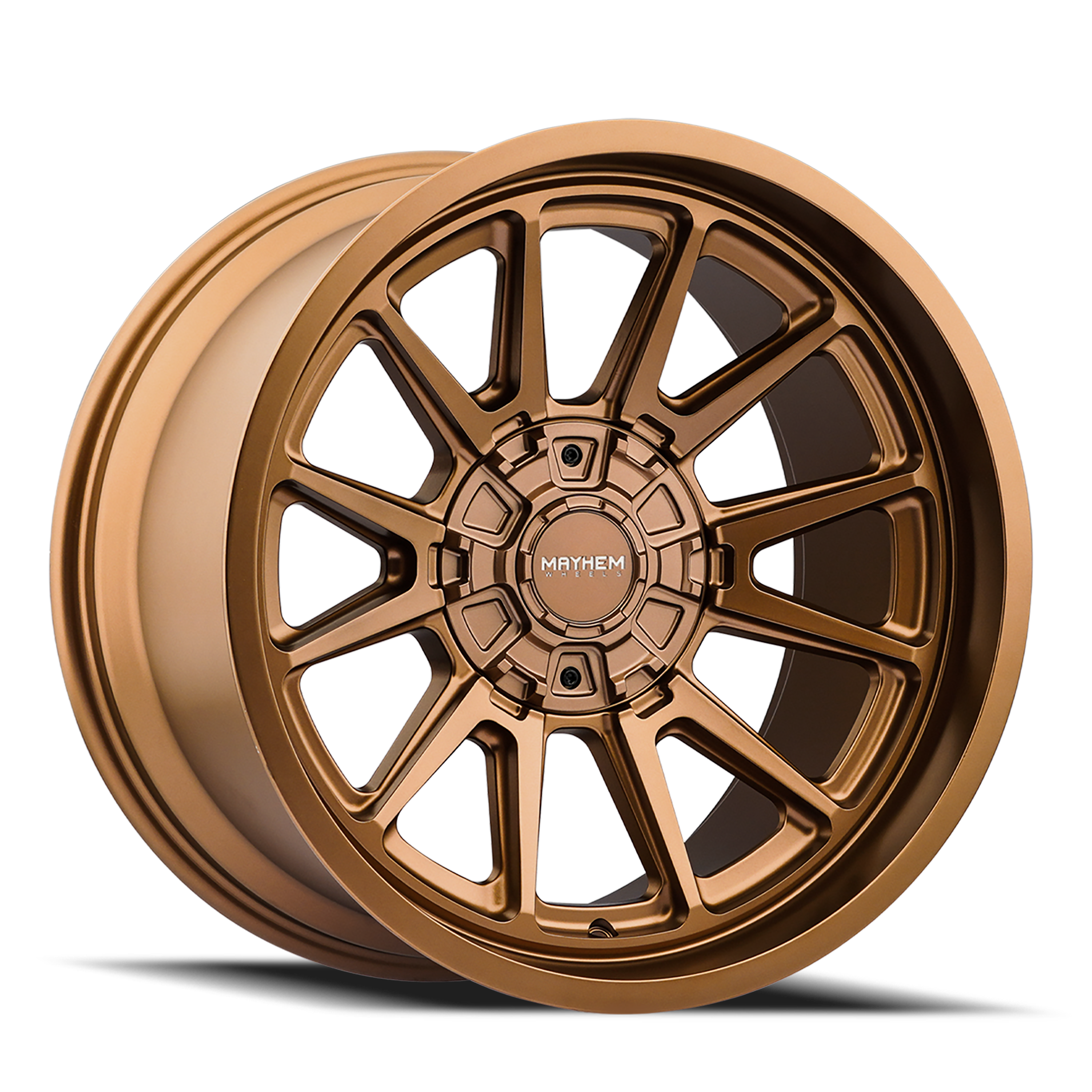 20x9 mayhem intrepid satin bronze wheel 6x5.5 bolt pattern 0mm offset