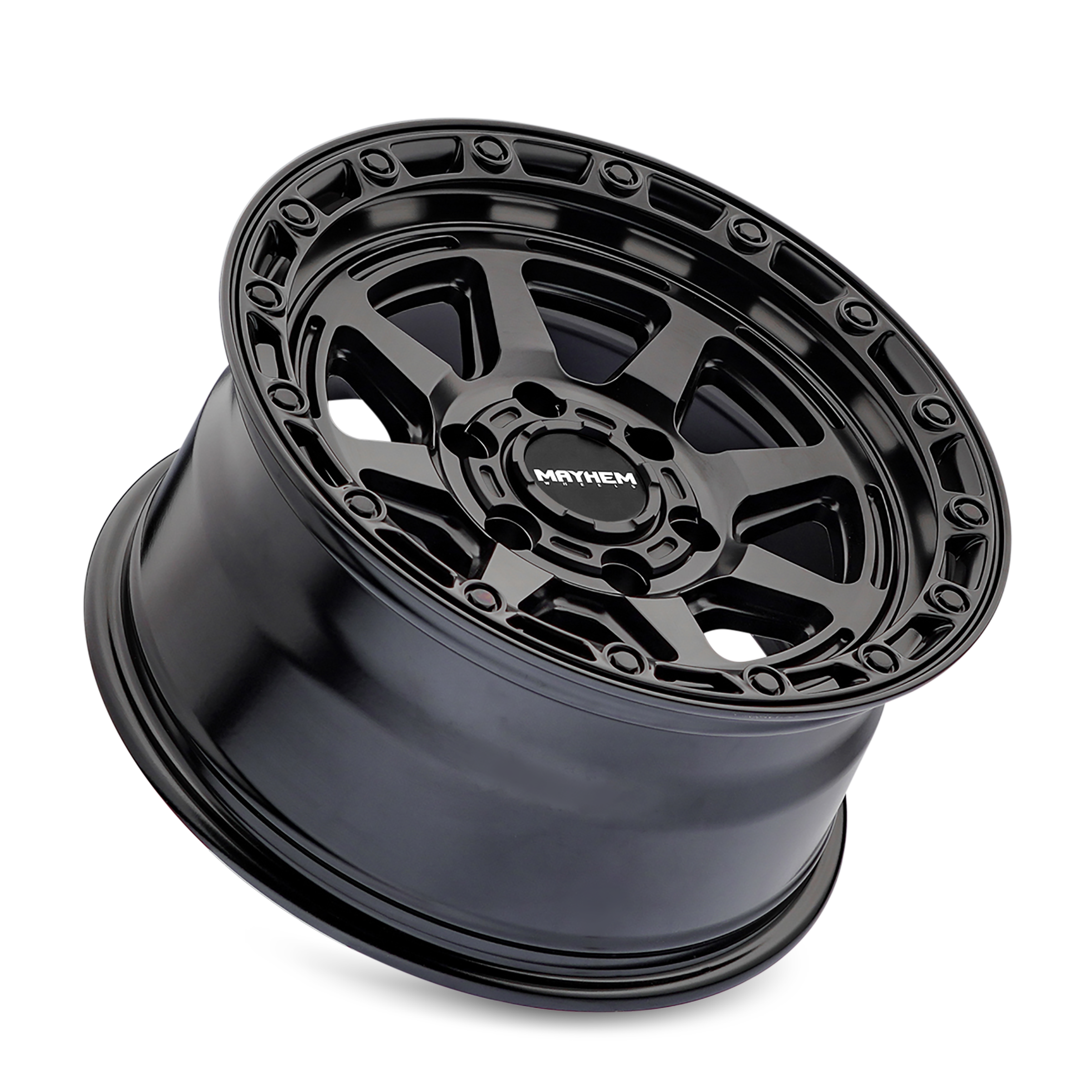 20x9 mayhem ridgeline satin black wheel 6x5.5 bolt pattern 18mm offset