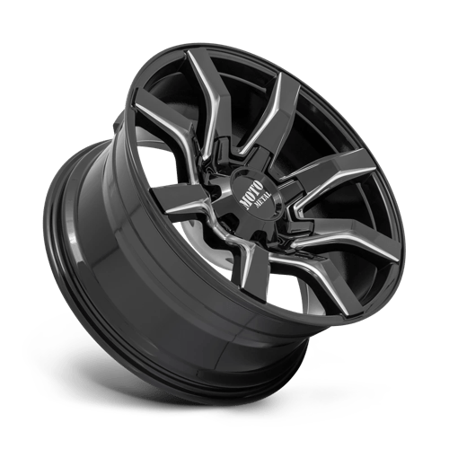 22x12 moto metal mo804 spider gloss black milled wheel 6x5.5 bolt pattern 44mm offset