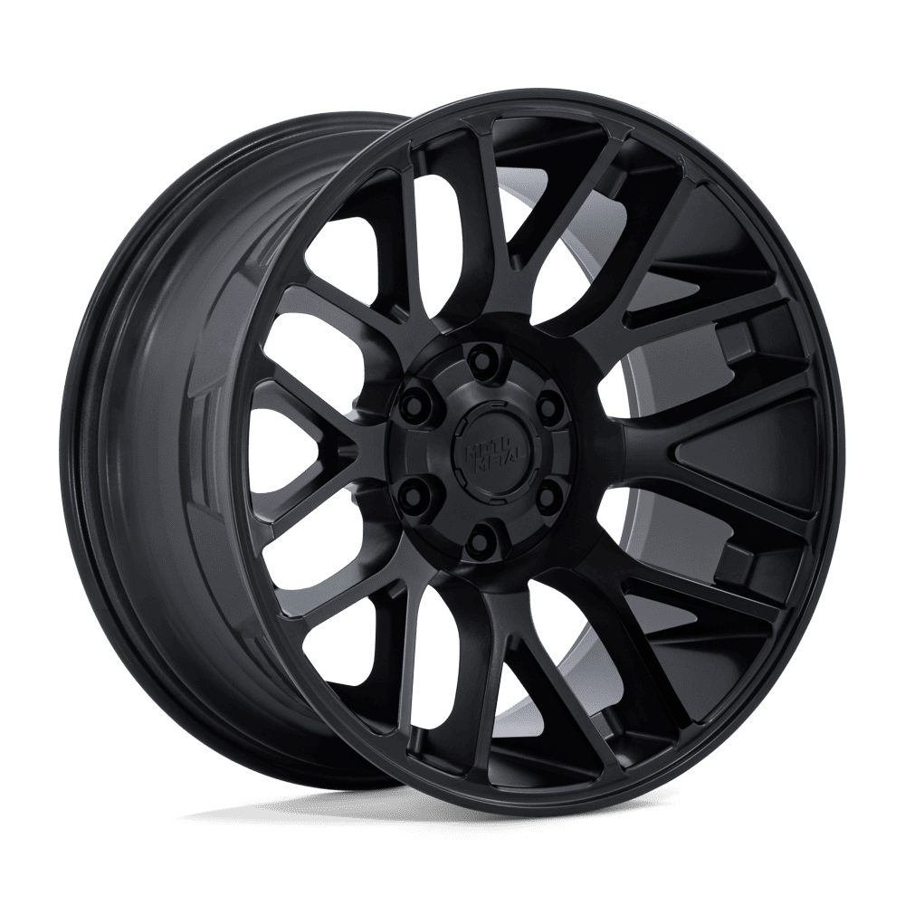 20x10 Moto Metal MO816 Overlook Blackout Wheel 5x4.5 Bolt Pattern  18mm Offset