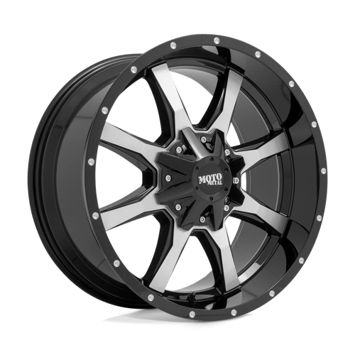 18x9 moto metal mo970 gloss black w machined face wheel 5x4.5 bolt pattern 18mm offset