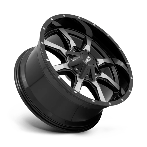 20x10 moto metal mo970 gloss black w machined face wheel 5x4.5 bolt pattern 24mm offset