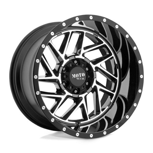 20x9 moto metal mo985 breakout gloss black machined wheel 6x5.5 bolt pattern 18mm offset