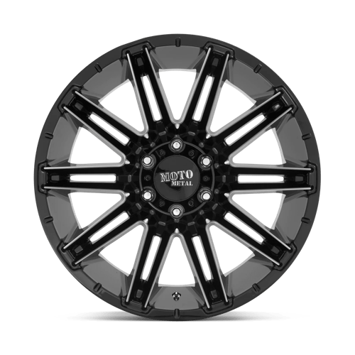 22x10 moto metal mo998 kraken gloss black milled wheel 6x5.5 bolt pattern 18mm offset