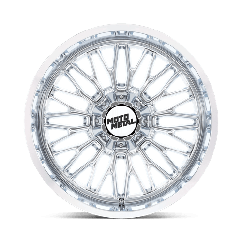 22x10 moto metal mo809 stinger chrome wheel 6x5.5 bolt pattern 18mm offset