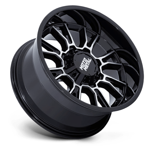 18x9 moto metal mo810 legacy gloss black machined wheel 6x5.5 bolt pattern 1mm offset