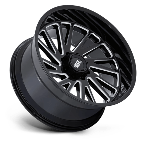 24x12 moto metal mo811 combat gloss black milled wheel 6x5.5 bolt pattern 44mm offset
