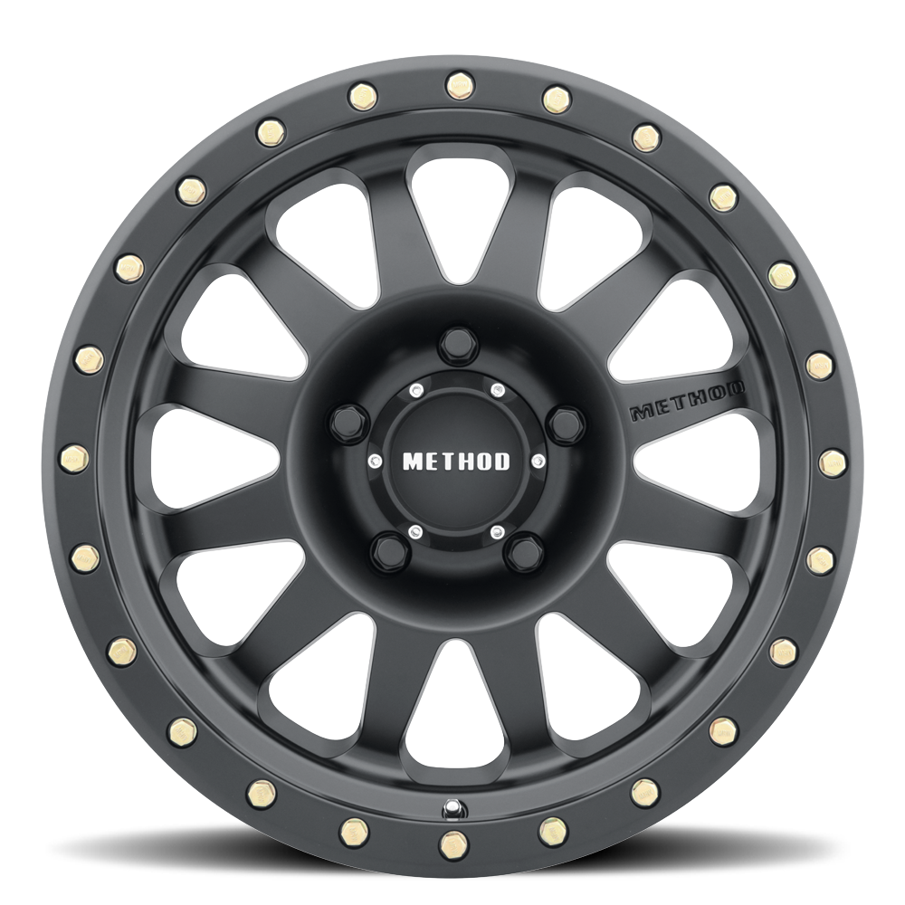 15x10 Method Race Wheels MR304 Double Standard Black Wheel 5x4.5 Bolt Pattern -50mm Offset