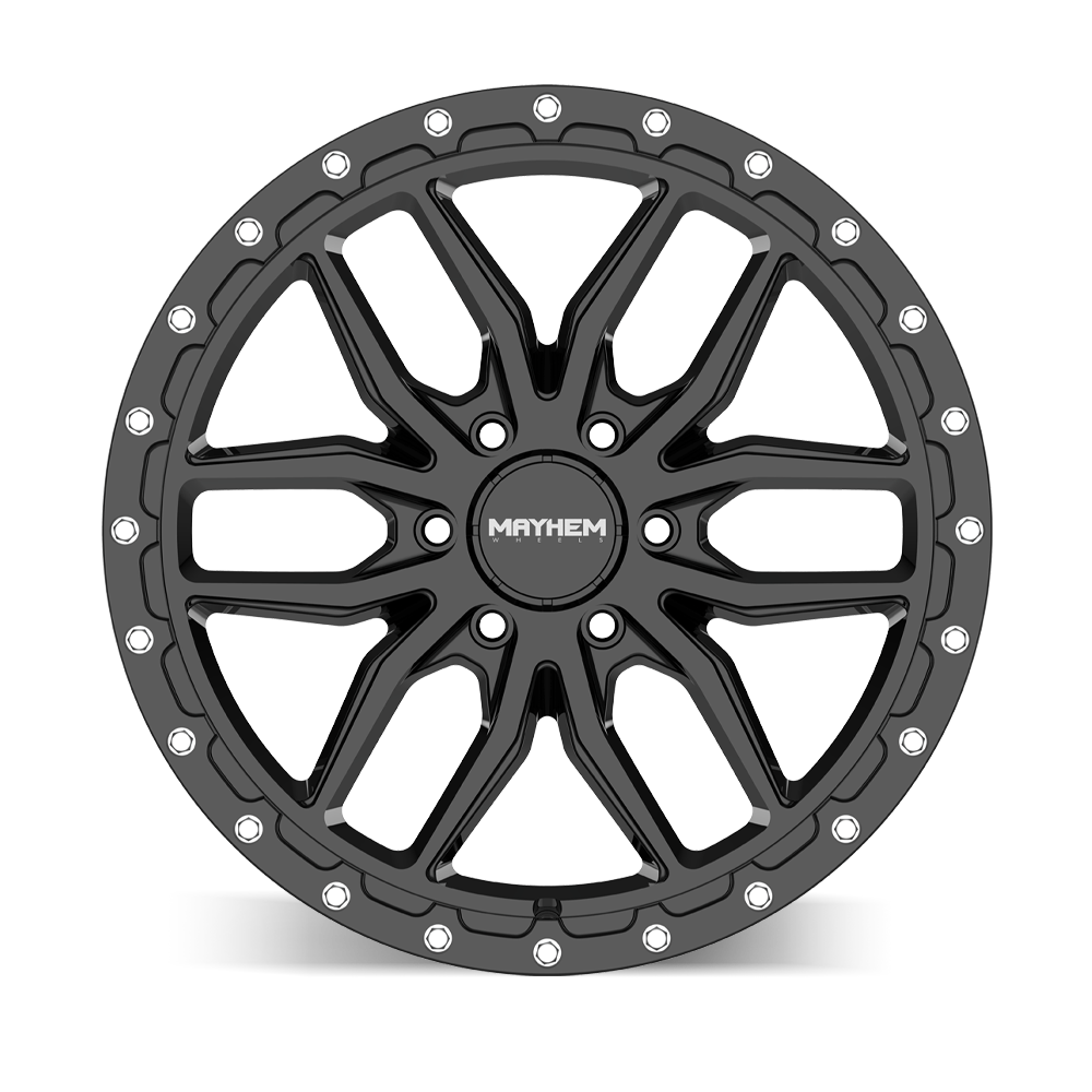 20x9 mayhem vector gloss black wheel 6x5.5 bolt pattern 18mm offset