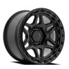 17x9 Arena A139 Octane Satin Blk Gloss Lip Wheel 6x5.5 Bolt Pattern 0mm Offset