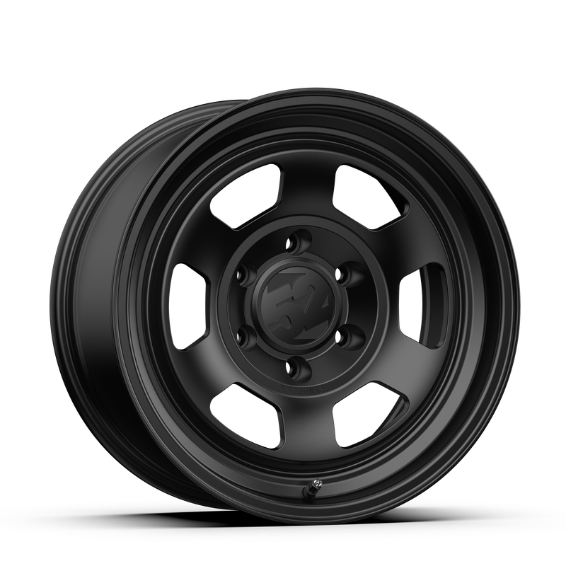 17x8.5 Fifteen 52 Patrol HD Satin Black Wheel 6x5.5 Bolt Pattern 0mm Offset