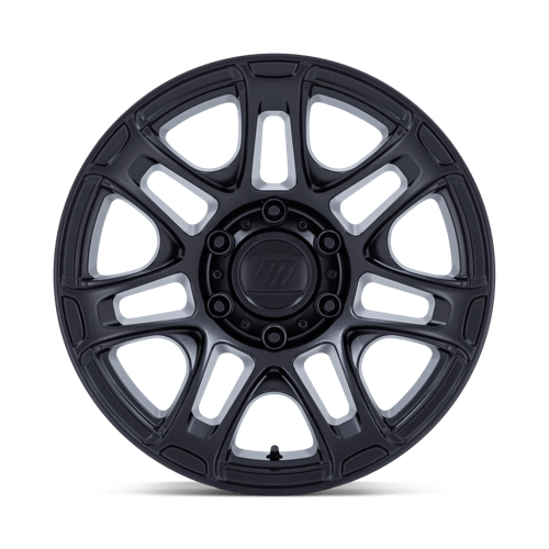 17x8 5 pro comp alloys pa204 roughneck matte black wheel 6x5.5 bolt pattern 0mm offset