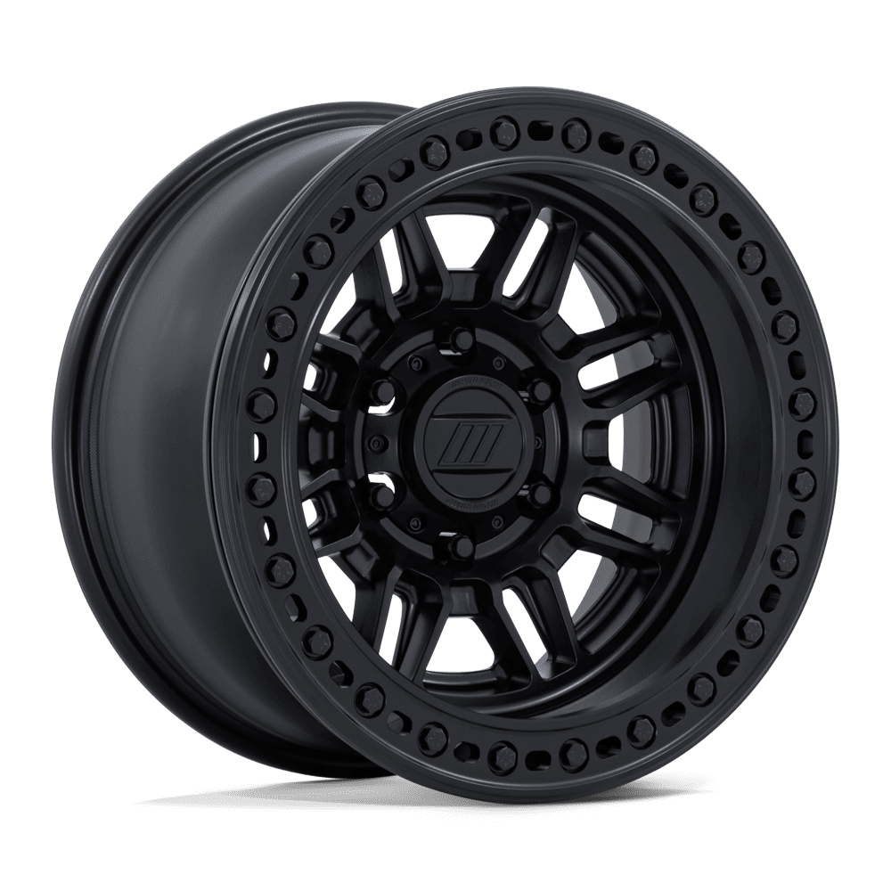 17x9 Pro Comp PA208 Equalizer Beadlock Black Wheel 6x5.5 Bolt Pattern  12 Offset
