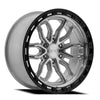 20x9 Arena A137 Pursuit Machine Gloss Lip Wheel 6x5.5 Bolt Pattern 0mm Offset
