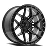 20x9 Arena A133 Rampage Blk Machined DDT Wheel 6x5.5 Bolt Pattern 0mm Offset
