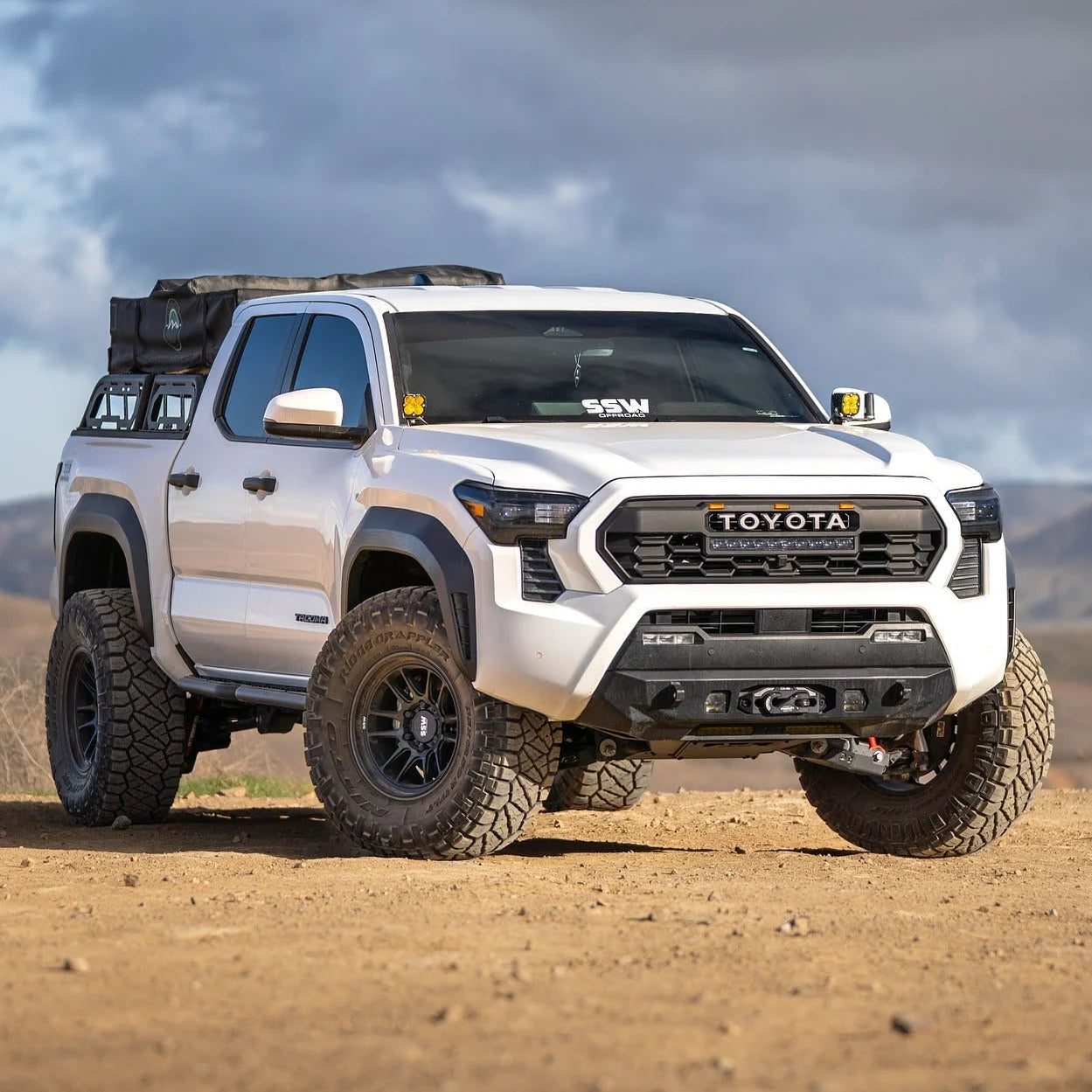 17x9 SSW Offroad Raptor Matte Black Wheel 6x5.5 Bolt Pattern -12 mm Offset