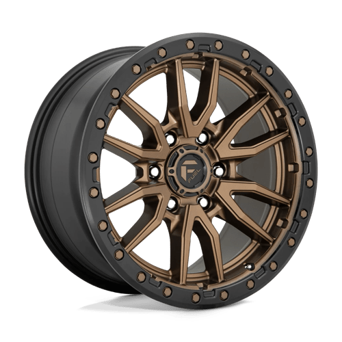 22x10 fuel off road d681 rebel matte bronze black bead ring wheel 6x5.5 bolt pattern 13mm offset