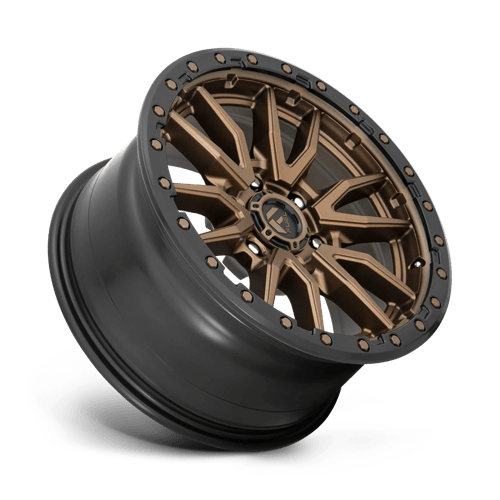 22x10 fuel off road d681 rebel matte bronze black bead ring wheel 6x5.5 bolt pattern 13mm offset