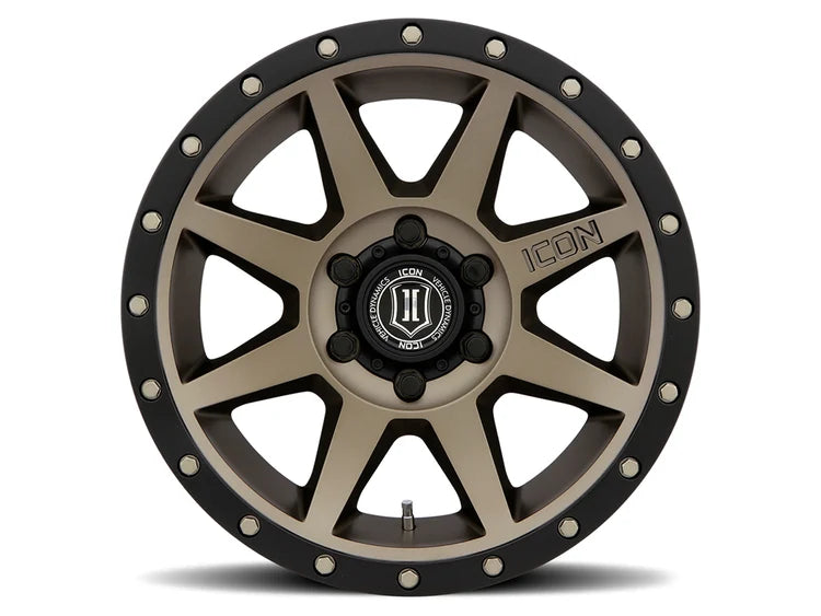 20x9 Icon Alloys Rebound Bronze Wheel 6x5.5 Bolt Pattern 0mm Offset