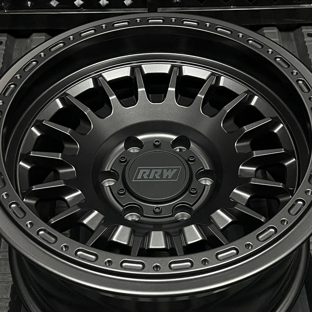 17x8.5 RRW RG7-H Forged Hybrid Matte Black Wheel 6x5.5 Bolt Pattern 0mm Offset