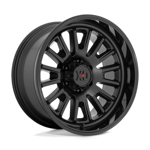 24x12 xd wheels xd864 rover satin black w gloss black lip wheel 6x5.5 bolt pattern 44mm offset
