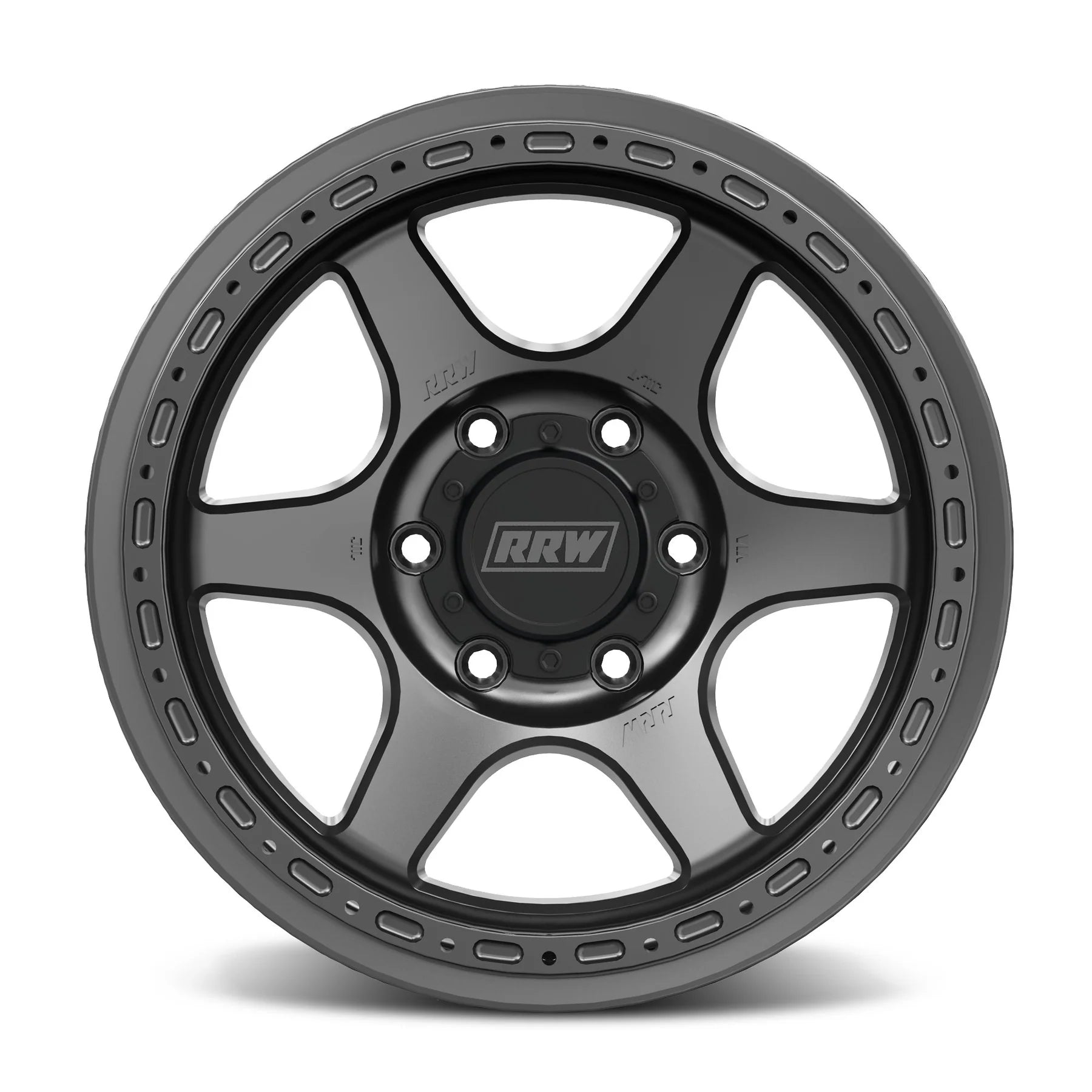 17x8.5 RRW RR2-H Flow Formed Hybrid Gunmetal Wheel 6x5.5 Bolt Pattern 0mm Offset