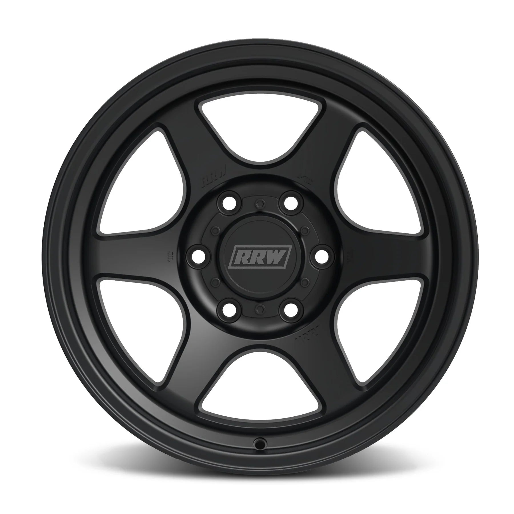 17x8.5 RRW RR2-S Flow Formed Matte Black Wheel 6x5.5 Bolt Pattern 0mm Offset