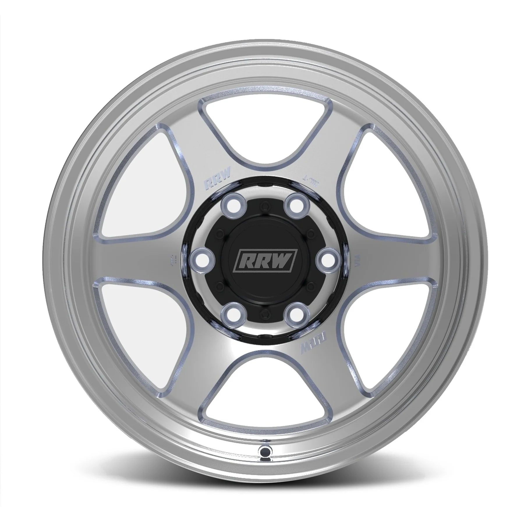 17x8.5 RRW RR2-S Flow Formed Brushed Wheel 6x5.5 Bolt Pattern 0mm Offset