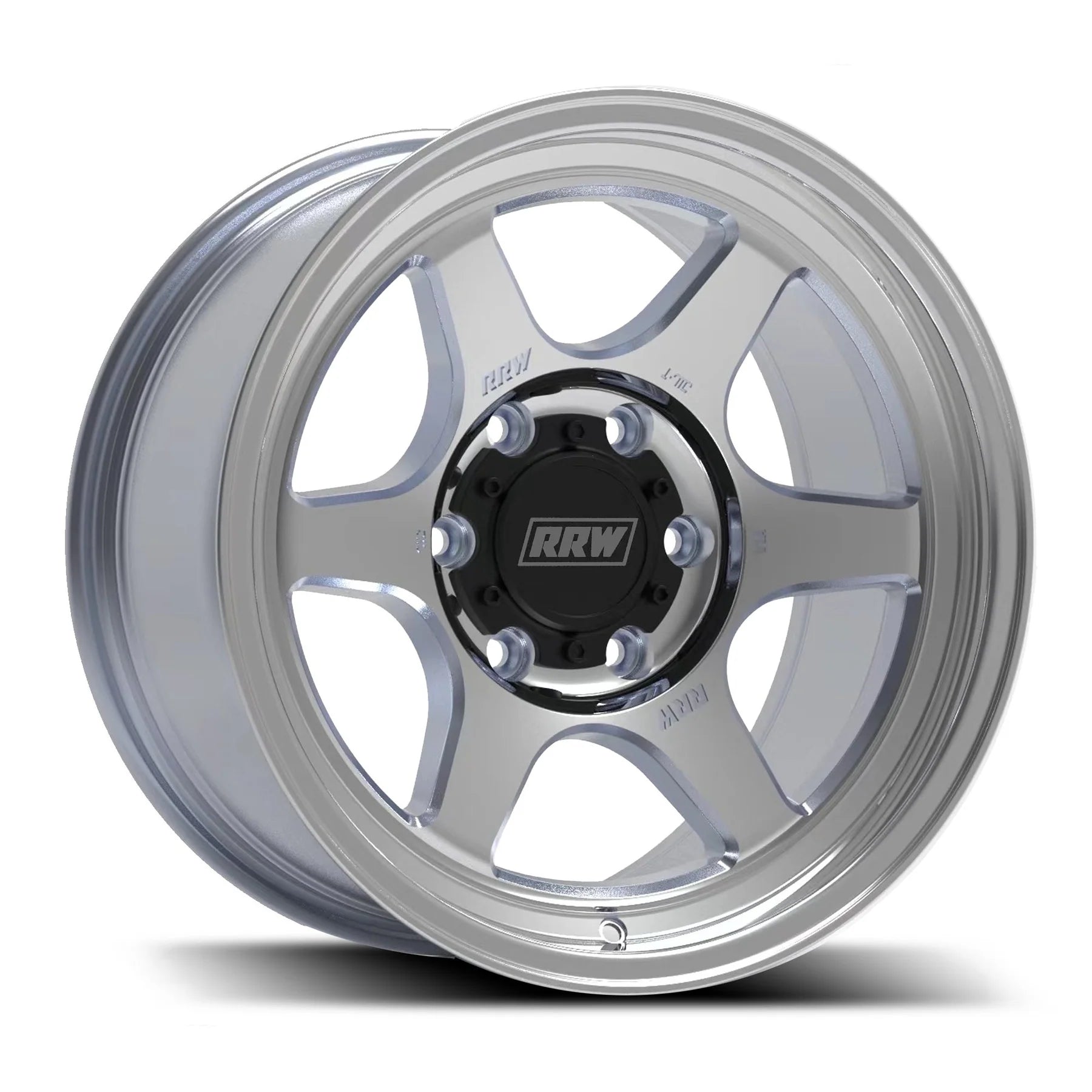 17x8.5 RRW RR2-S Flow Formed Brushed Wheel 6x5.5 Bolt Pattern 0mm Offset