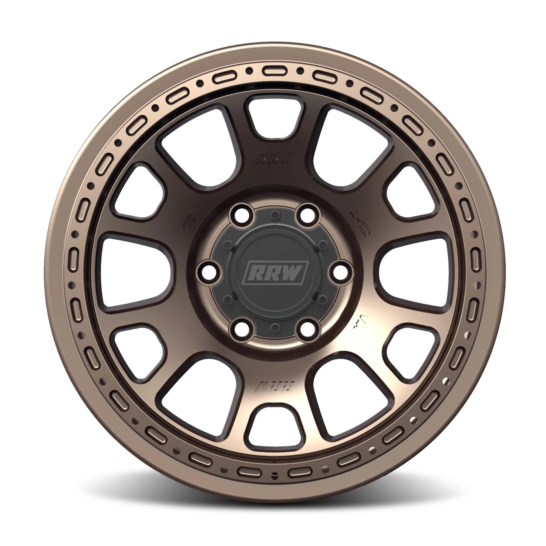 17x8.5 RRW RR5-H Flow Formed Hybrid Bronze Wheel 6x5.5 Bolt Pattern -12mm Offset