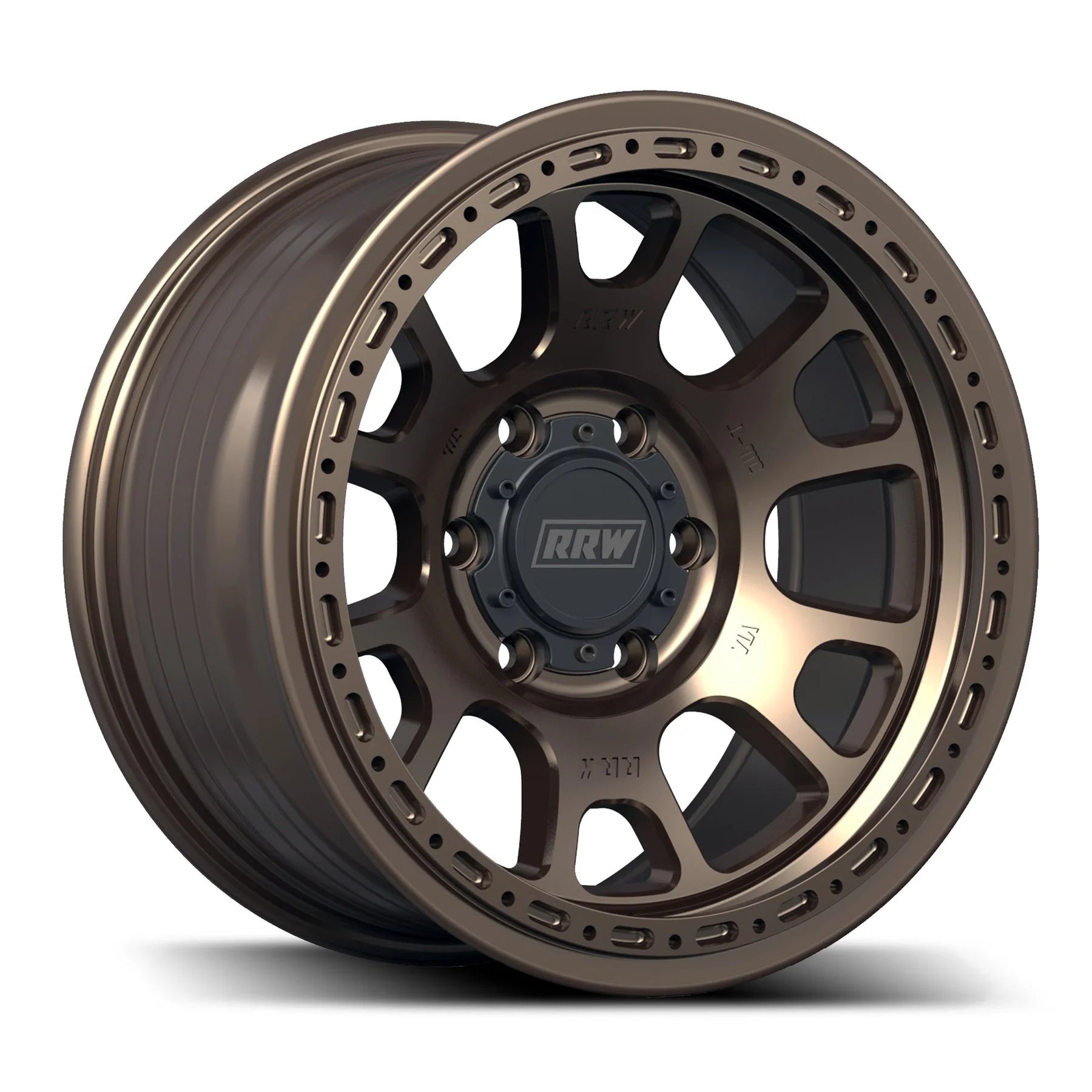 17x8.5 RRW RR5-H Flow Formed Hybrid Bronze Wheel 6x5.5 Bolt Pattern -12mm Offset