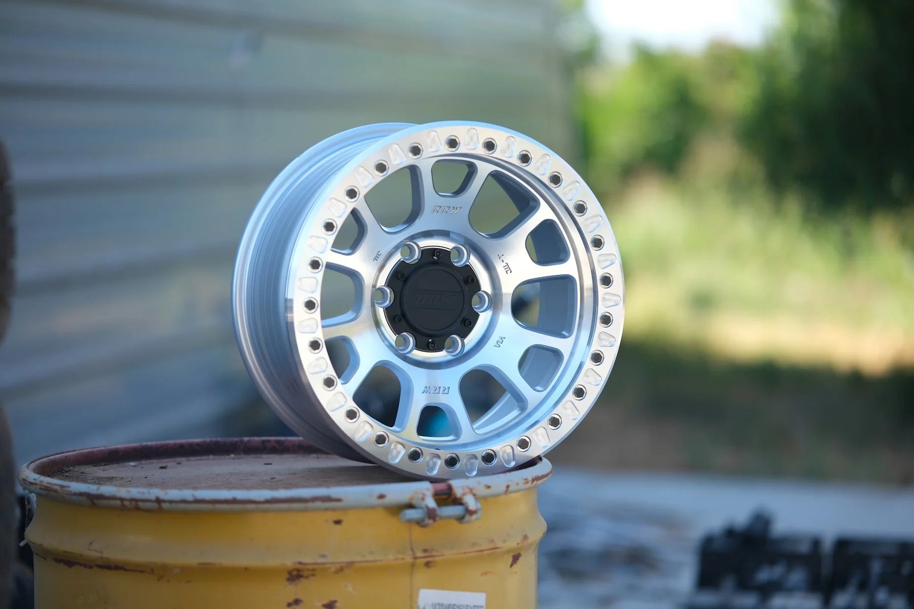 17x8.5 RRW RR5-H Flow Formed Hybrid Brushed Wheel 6x5.5 Bolt Pattern -12mm Offset