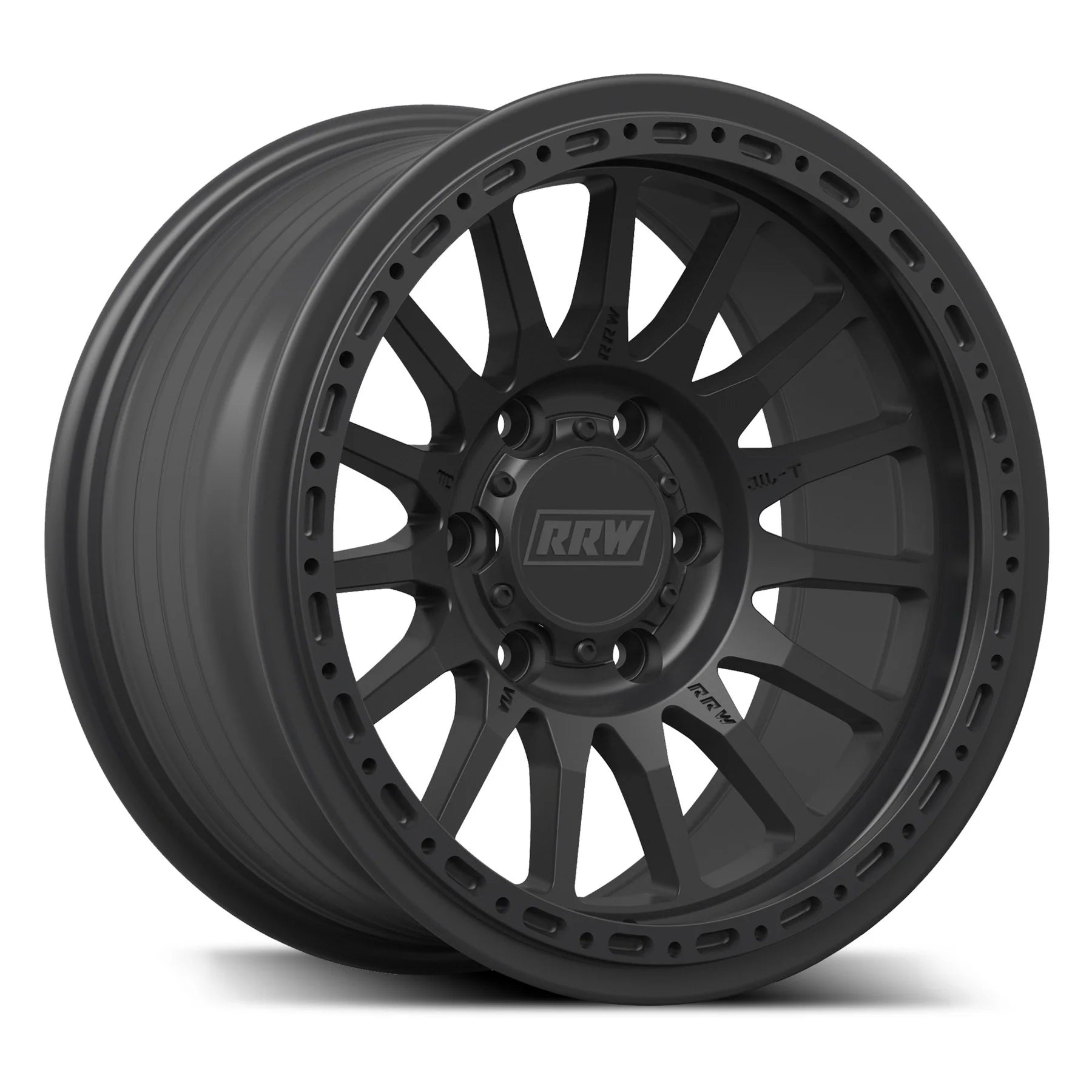 17x8.5 RRW RZ7-H Forged Hybrid Matte Black Wheel 6x5.5 Bolt Pattern -12mm Offset