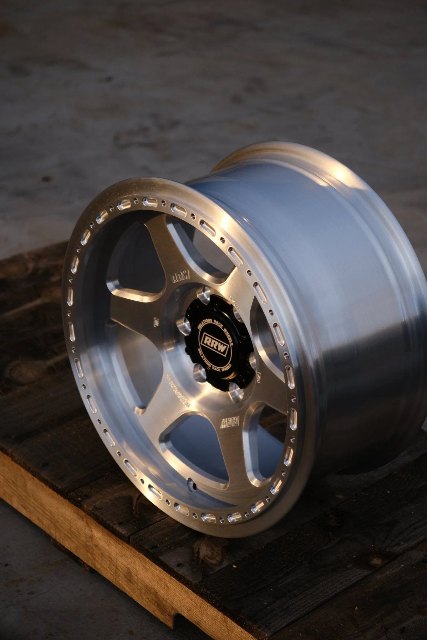 17x8 RRW RS2-H Forged Hybrid Brushed Wheel 6x5.5 Bolt Pattern 12mm Offset