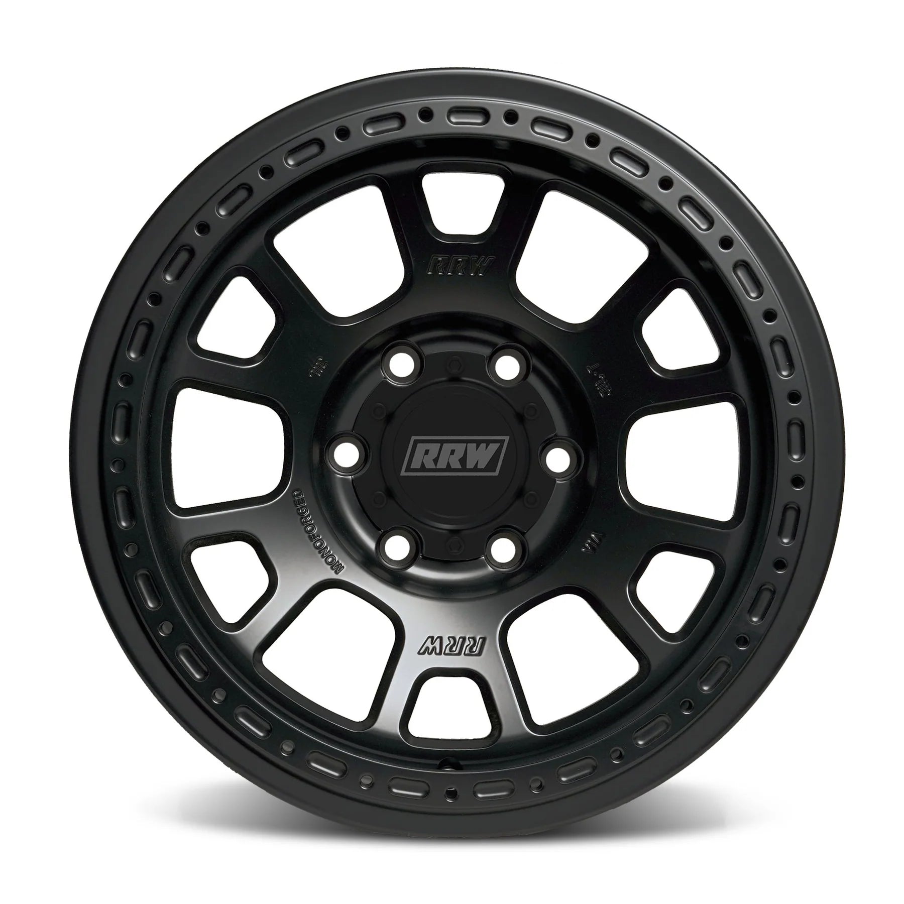 18x9 RRW RS5-H Forged Hybrid Matte Black Wheel 6x5.5 Bolt Pattern 18mm Offset