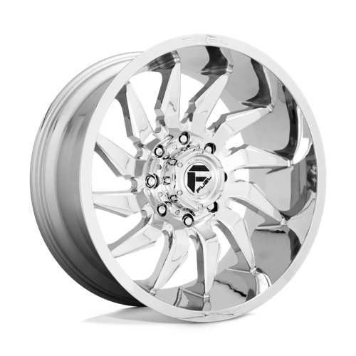 20x10 fuel off road d743 saber chrome wheel 6x5.5 bolt pattern 18mm offset