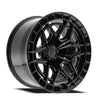 20x9.5 Arena A155 Siege Glossy Black Wheel 6x5.5 Bolt Pattern 30mm Offset