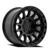 17x9 Arena A144 Spector Satin Blk Gloss Lip Wheel 6x5.5 Bolt Pattern 0mm Offset