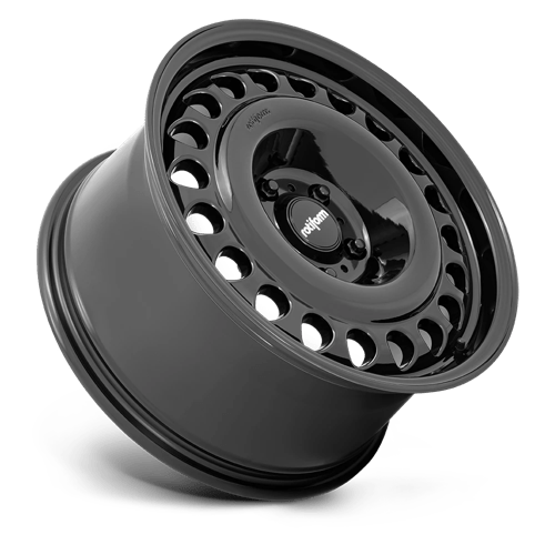 18x9 rotiform r191 stl gloss black wheel 6x5.5 bolt pattern 18mm offset