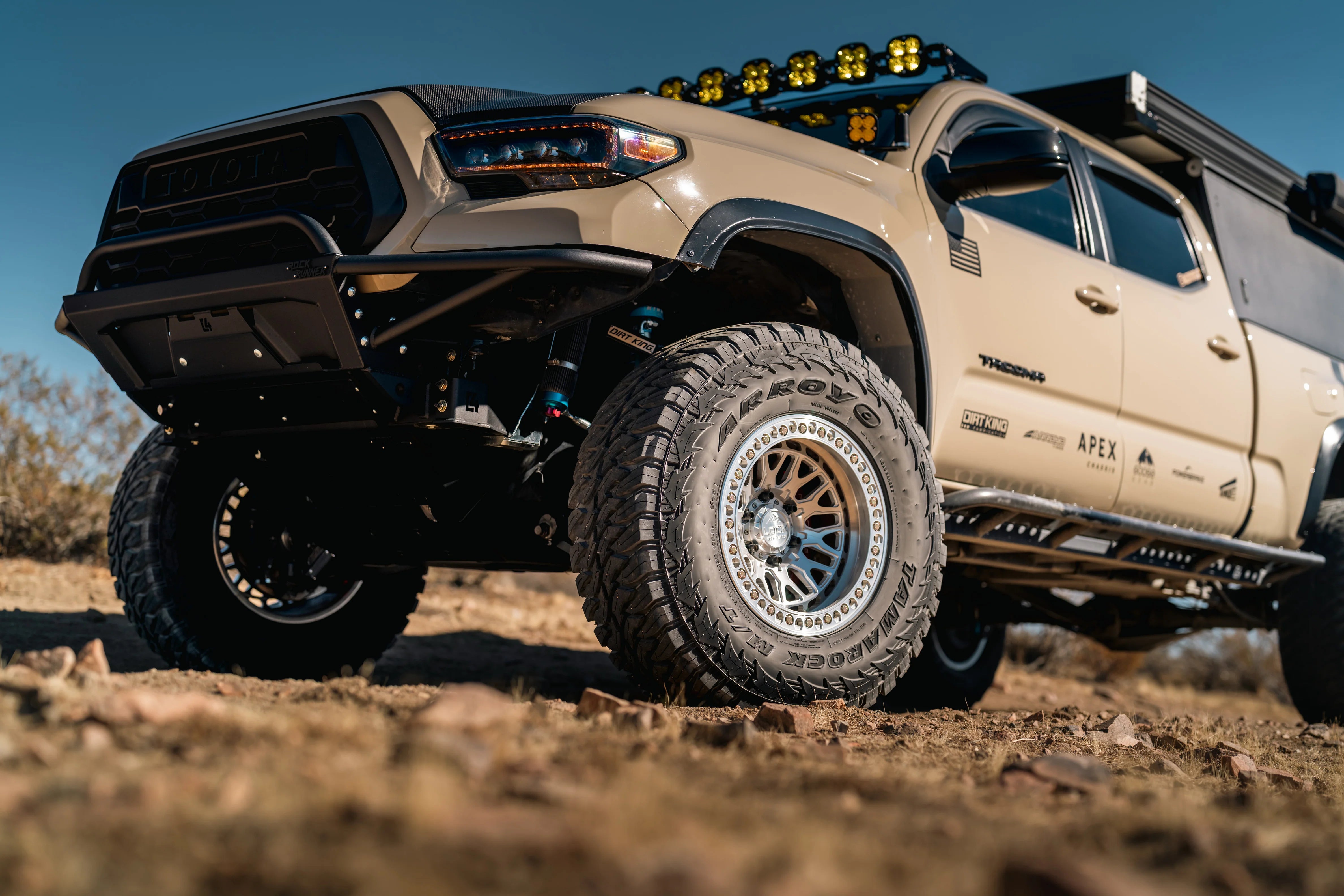 17x9 Lock Off-Road Invader Machined Forged Wheel 6x5.5 Bolt Pattern -38mm Offset