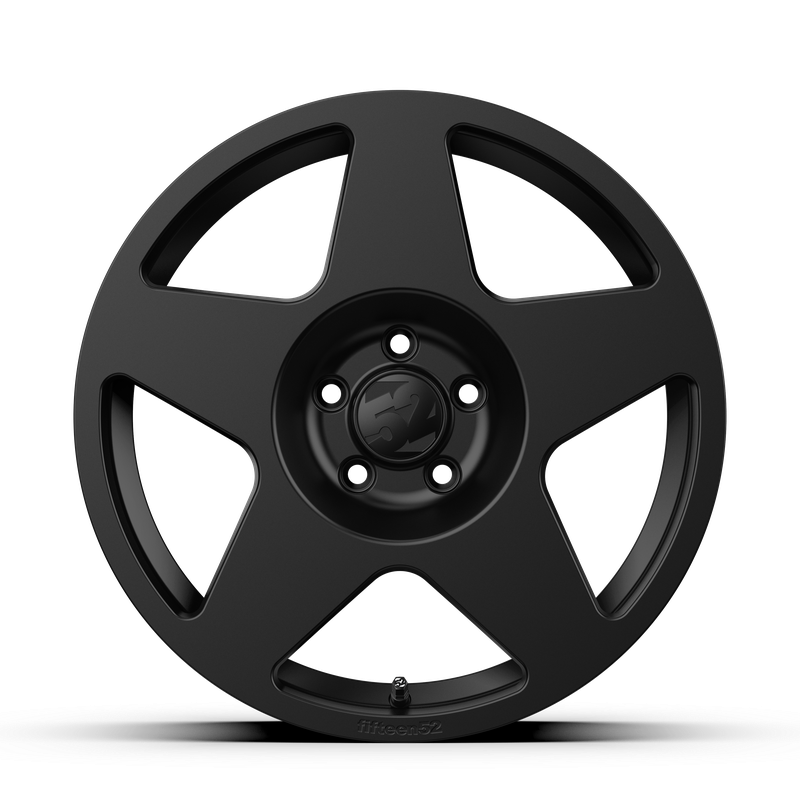 18x8.5 Fifteen 52 Tarmac Satin Black Wheel 5x4.5 Bolt Pattern +30mm Offset