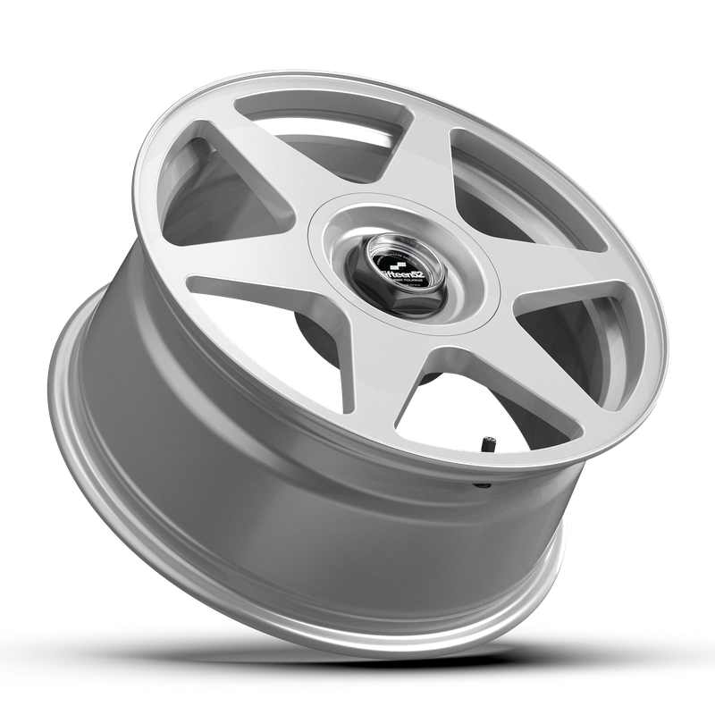 18x8.5 Fifteen 52 Tarmac Evo Gloss Silver Wheel 5x4.5 Bolt Pattern +35mm Offset