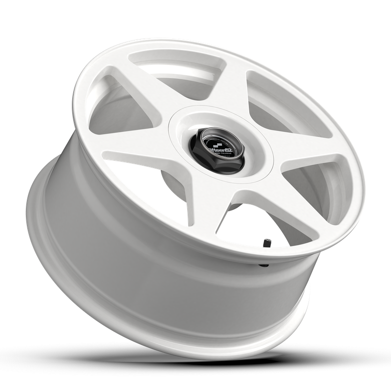 18x8.5 Fifteen 52 Tarmac Evo Gloss White Wheel 5x4.5 Bolt Pattern +35mm Offset