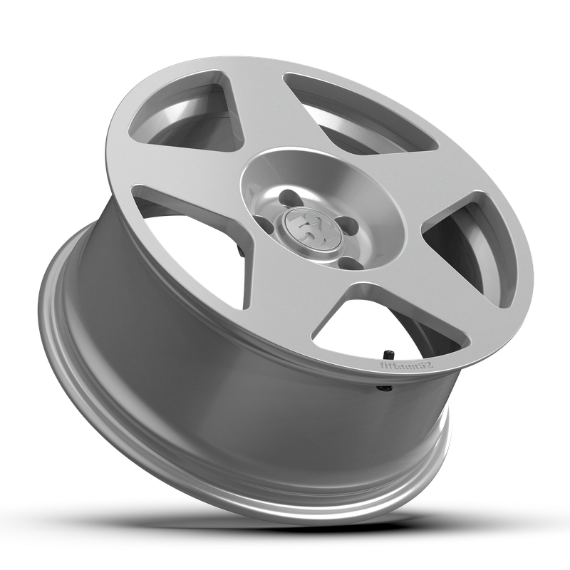 18x8.5 Fifteen 52 Tarmac Gloss Silver Wheel 5x4.5 Bolt Pattern +30mm Offset