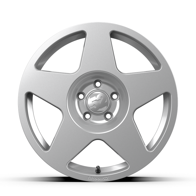 18x8.5 Fifteen 52 Tarmac Gloss Silver Wheel 5x4.5 Bolt Pattern +30mm Offset