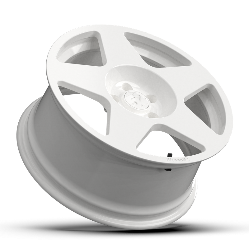 18x8.5 Fifteen 52 Tarmac Gloss White Wheel 5x4.5 Bolt Pattern +30mm Offset